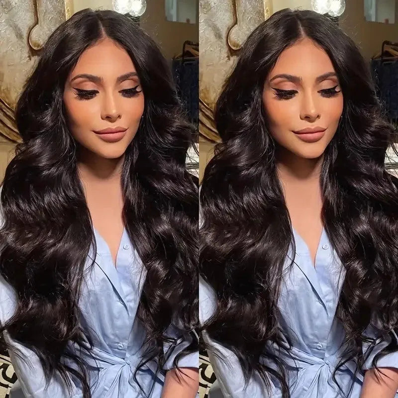 Front lace synthetic wig in colour M1307 1B, high temperature fibre, available in 20INCH to 32INCH lengths