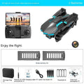 UAV 4K HD drone with dual camera, optical flow positioning, and obstacle avoidance, plastic body under 30cm