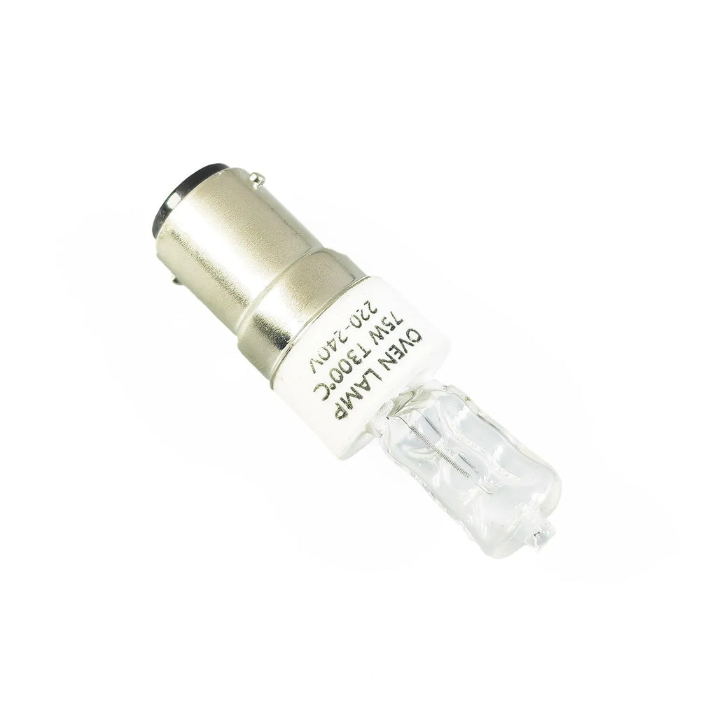 75W 220V BA15D halogen oven lamp with high temperature resistance, 60mm length