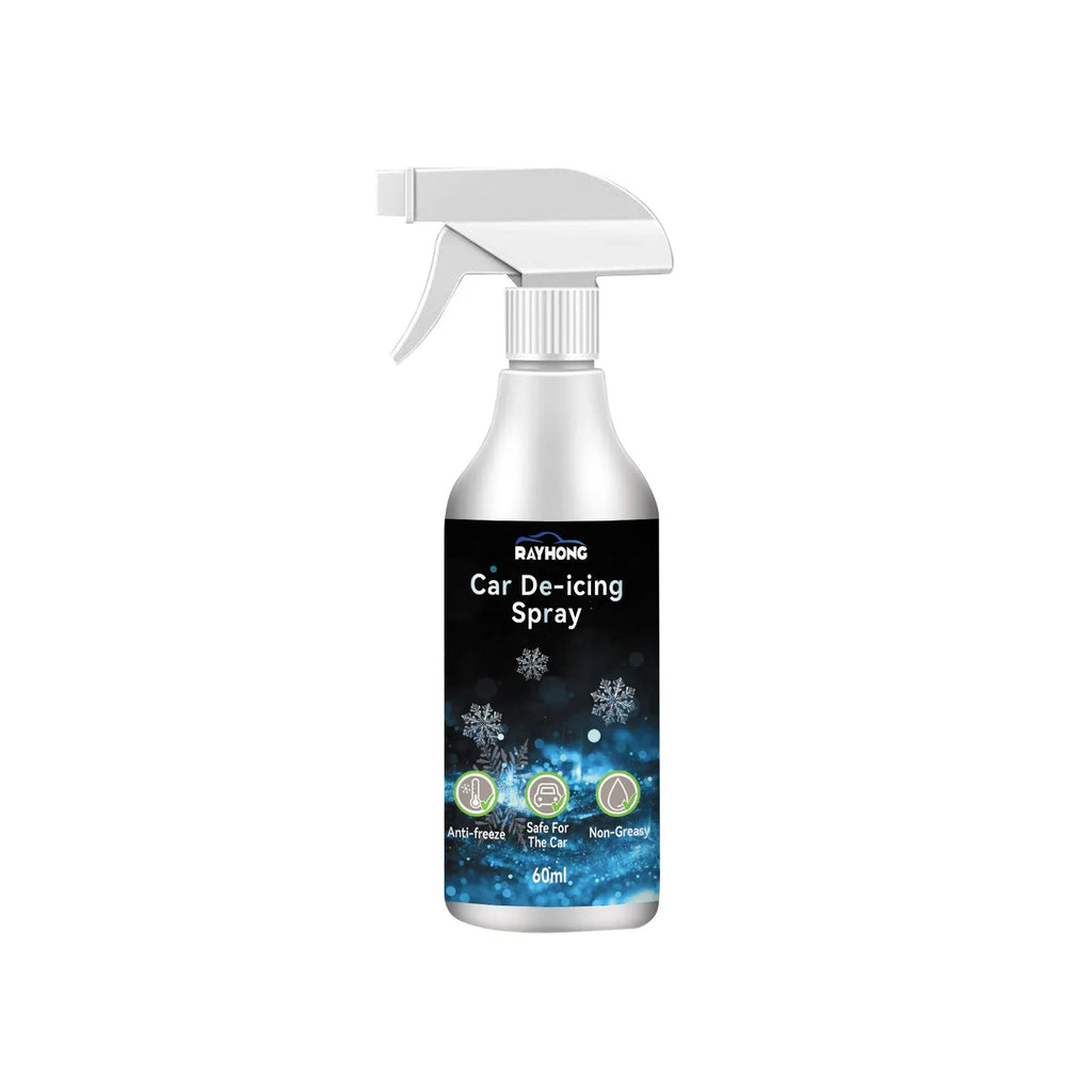 60ml car window deicing spray bottle for winter snow and ice removal