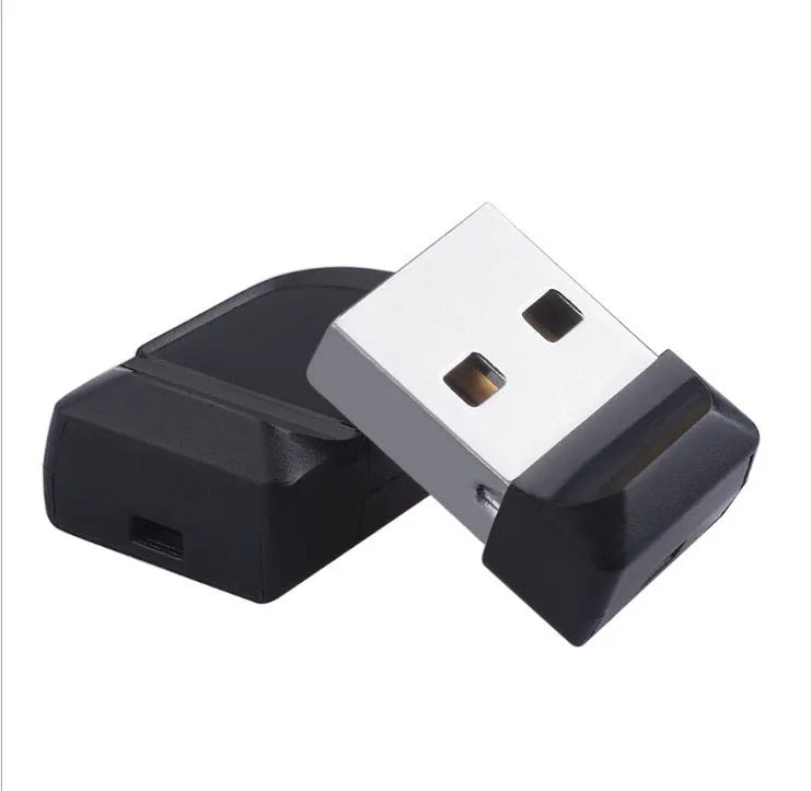 Mini U disk black simple solid colour portable USB flash drive storage media