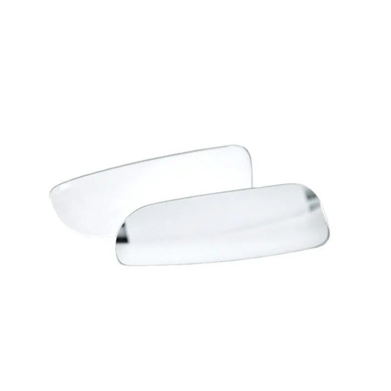 Glass adjustable blind spot mirror with angle adjustment bracket for car rearview mounting.