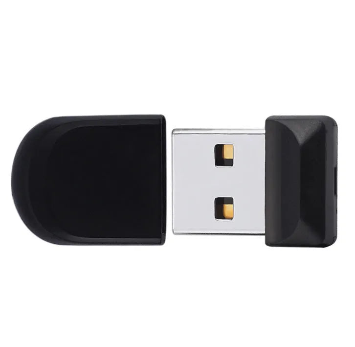 Mini U disk black simple solid colour portable USB flash drive storage media