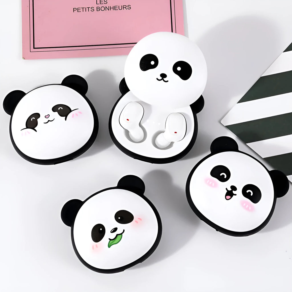 TWS true wireless sports earbud with cartoon style, PC ABS build, and 8+ hour battery life