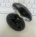 Wireless in-ear headset mini invisible earbuds sports style PC ABS black white digital display