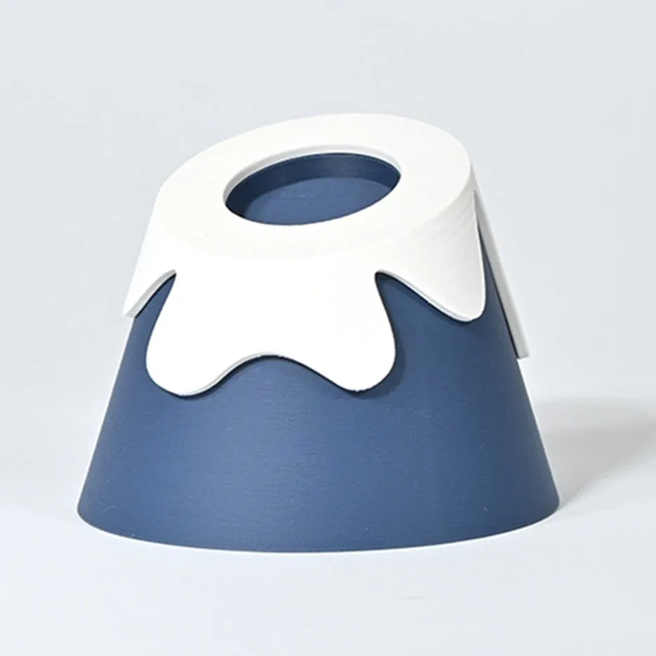 Creative Snow Mountain Wireless Charging Stand Base in plastic, 75x55x65mm, available in multiple colours.