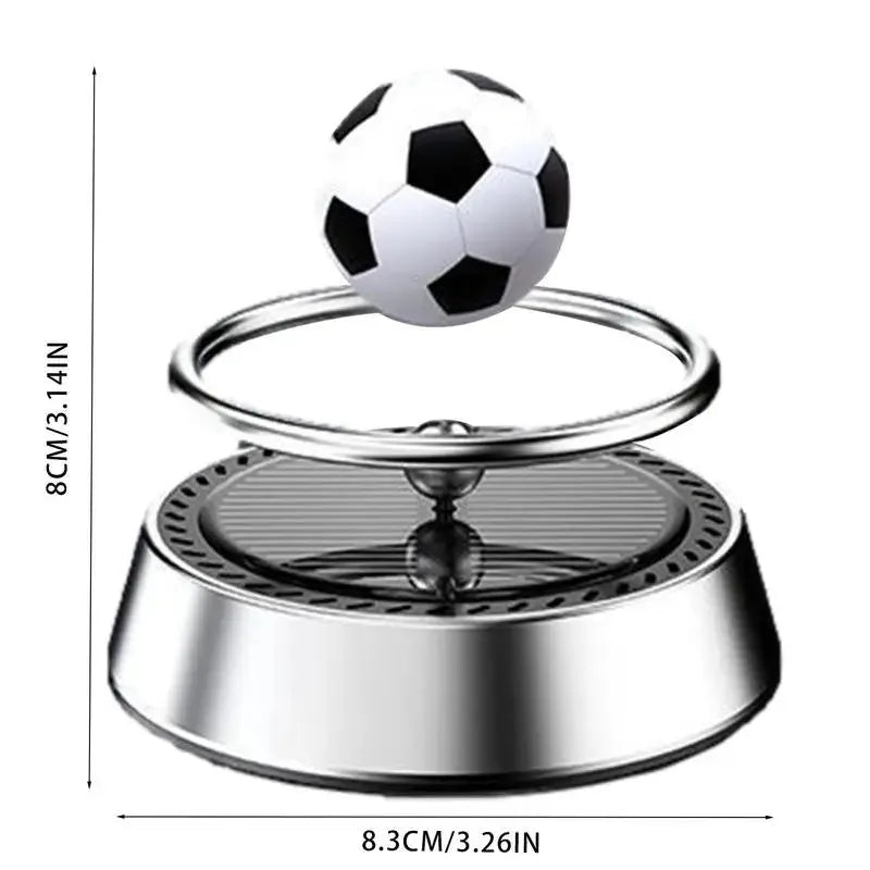 Car aromatherapy rotating football spirit hanging metal ornament with net content 5-10 ml