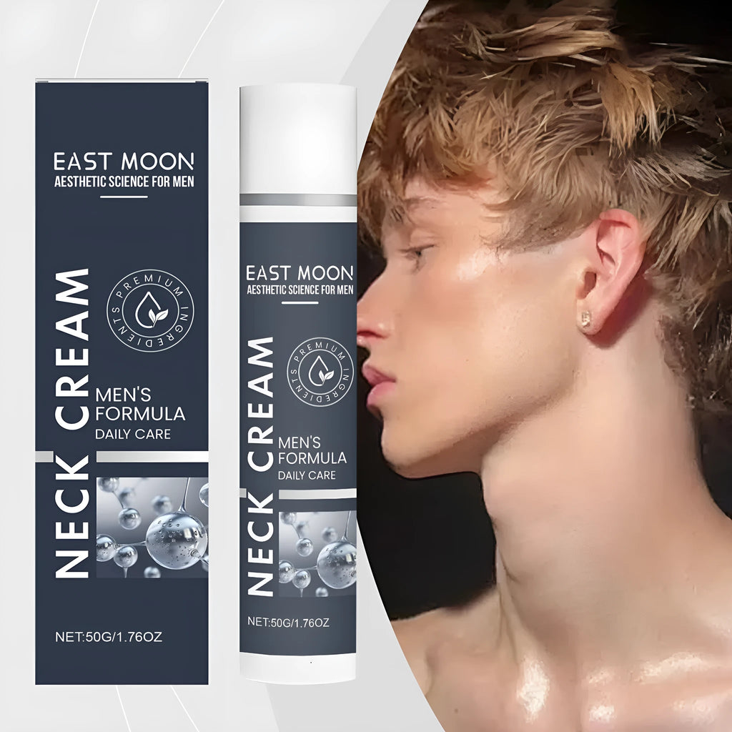 50g tube of men's neck cream with collagen and retinol formula