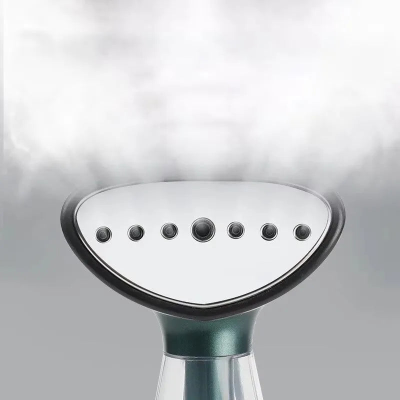 Handheld ironing machine 1500W 200ml steam generator blackish green with folding handle and measure cup