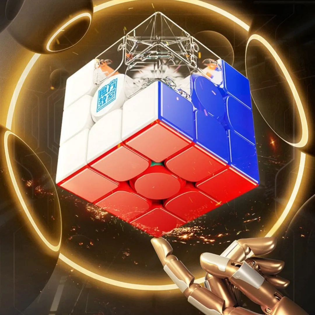 Third-order plastic magnetic Rubik's Cube 5.5cm educational toy for children and adults