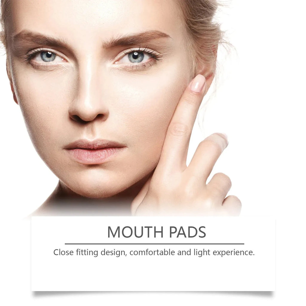 Two facial skin firming patches with hyaluronic acid and collagen ingredients