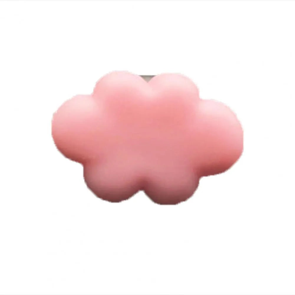 Resin Baiyun cartoon car air freshener clip in six colours on a car vent.