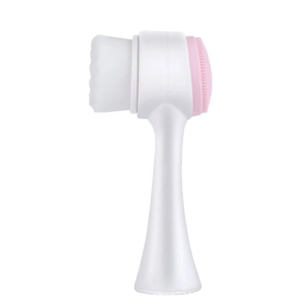 Blue pet paw brush with nylon bristles for dogs and cats grooming