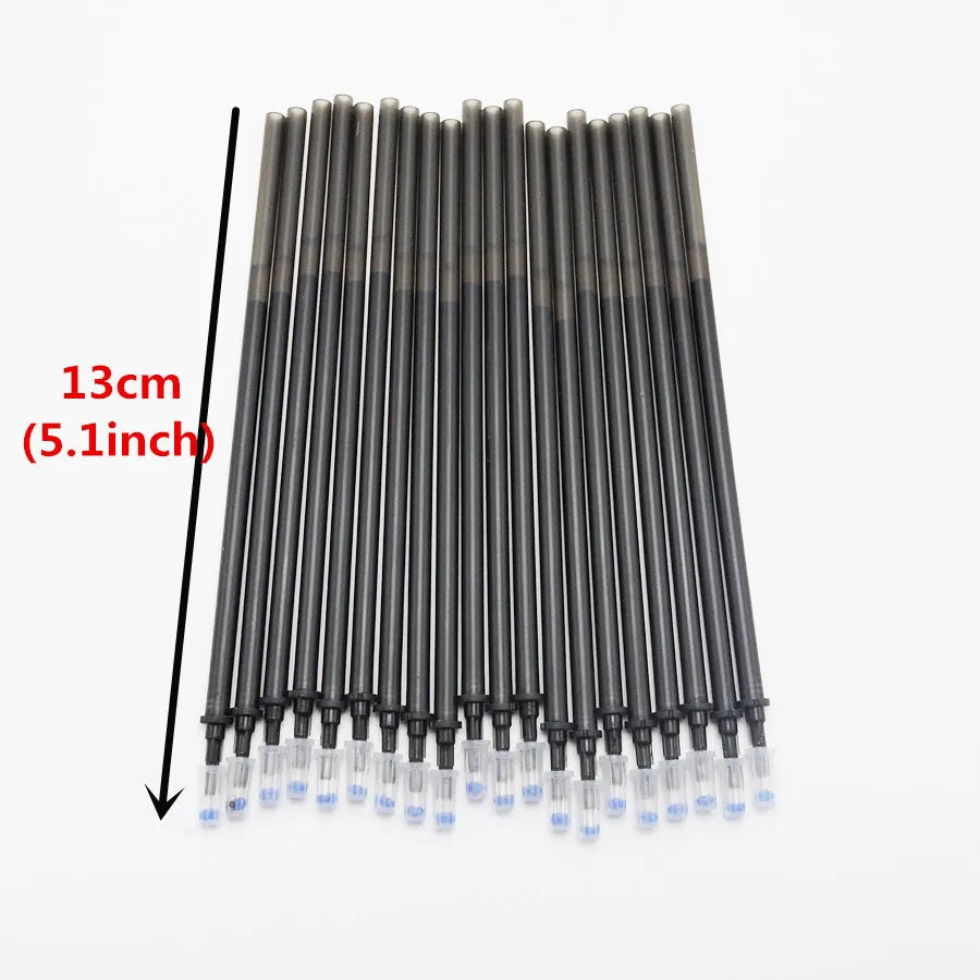 Hot-erasable pen set with 0.5mm fine point tip available in black, blue, and red colour options