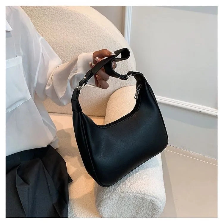 Mini polyester tote bag in 039 Black and 039 White, no gender wind style, compact mini carry bag