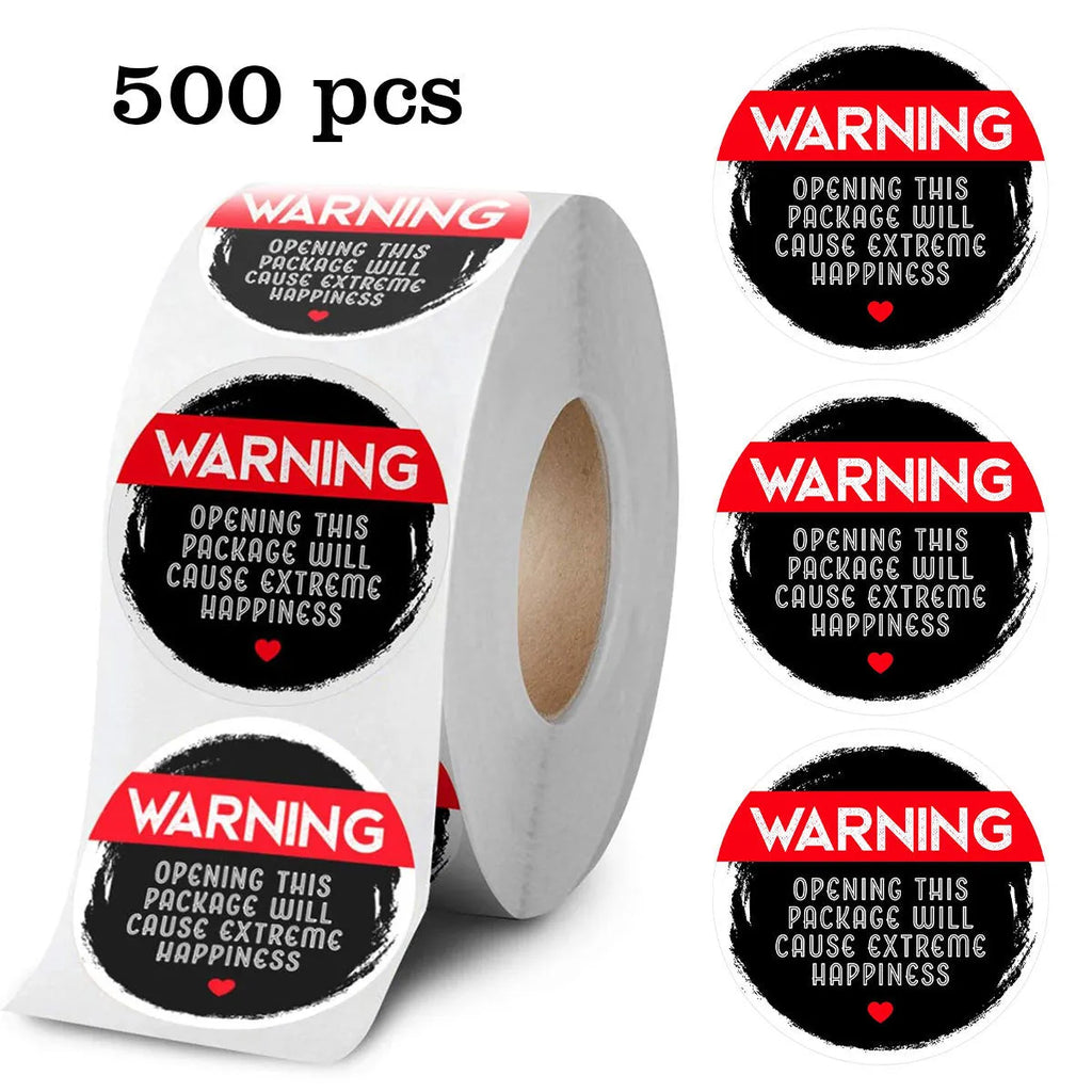 Roll of PVC self-adhesive sealing sticker decoration in round 25mm size with colour printing