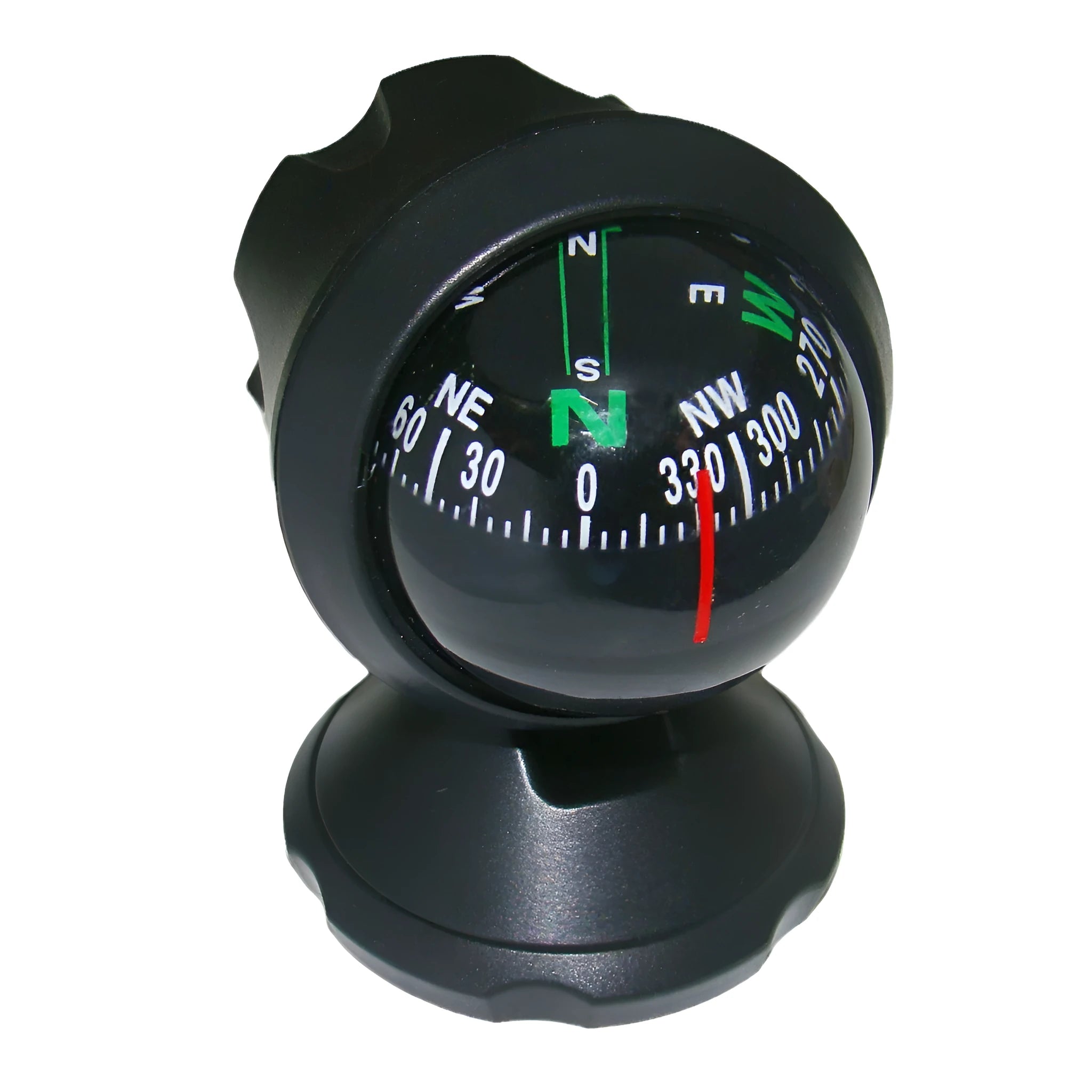 Car Compass Type-R black ABS traditional style compass ball for vehicle navigation