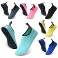 Non-slip beach shoes with mesh upper and TPR sole in multiple colour options