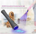 Black anodised aluminium UV flashlight for detecting pet urine stains and insects.