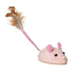 Pet Toy Electric Mouse Cat Stick in grey, USB charging, 17x10x8cm, lightweight cat toy