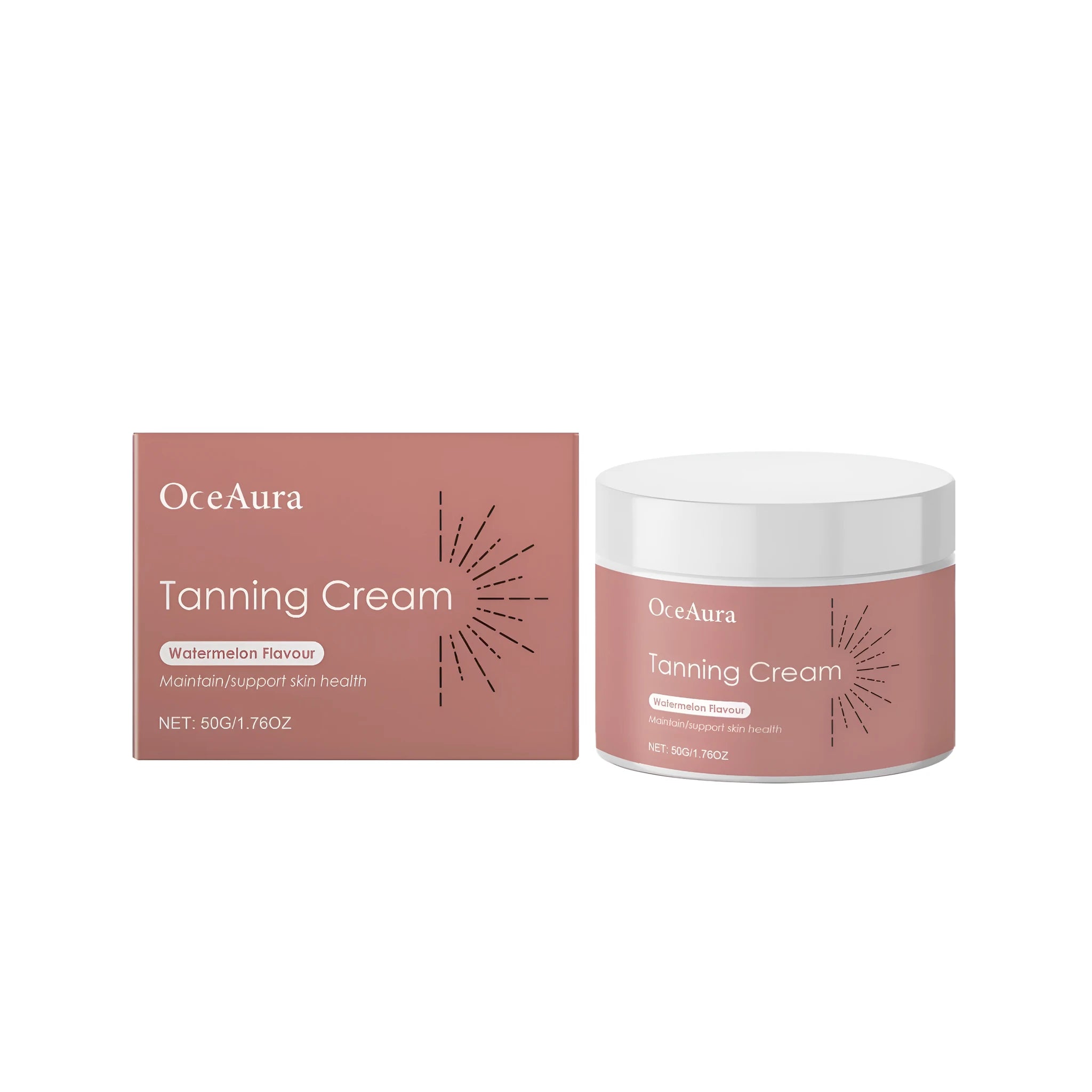 60ml tanning cream set with walnut shell extract, coconut oil, essence, and bath gloves for at home use