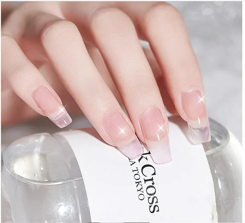 Resin nail extension glue 15ml with free paper support, seven colour options 001-007, unisex product