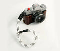 39cm nylon camera wrist strap thick ring in black with hand loop attachment