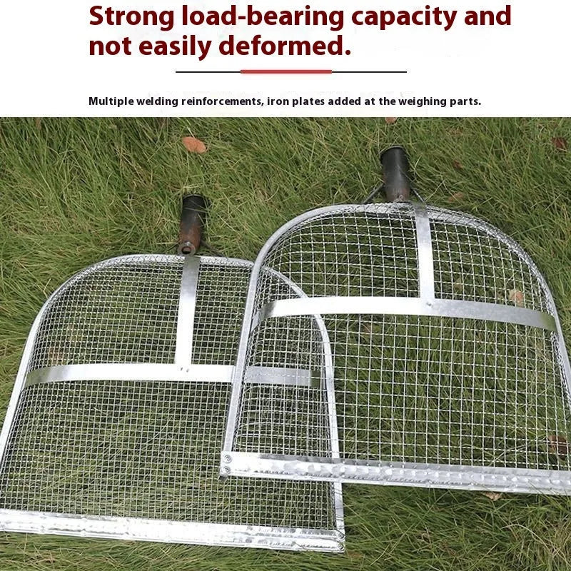 Large hole thickening galvanized iron sieve mesh screen with 4 mm leakage hole for sifting
