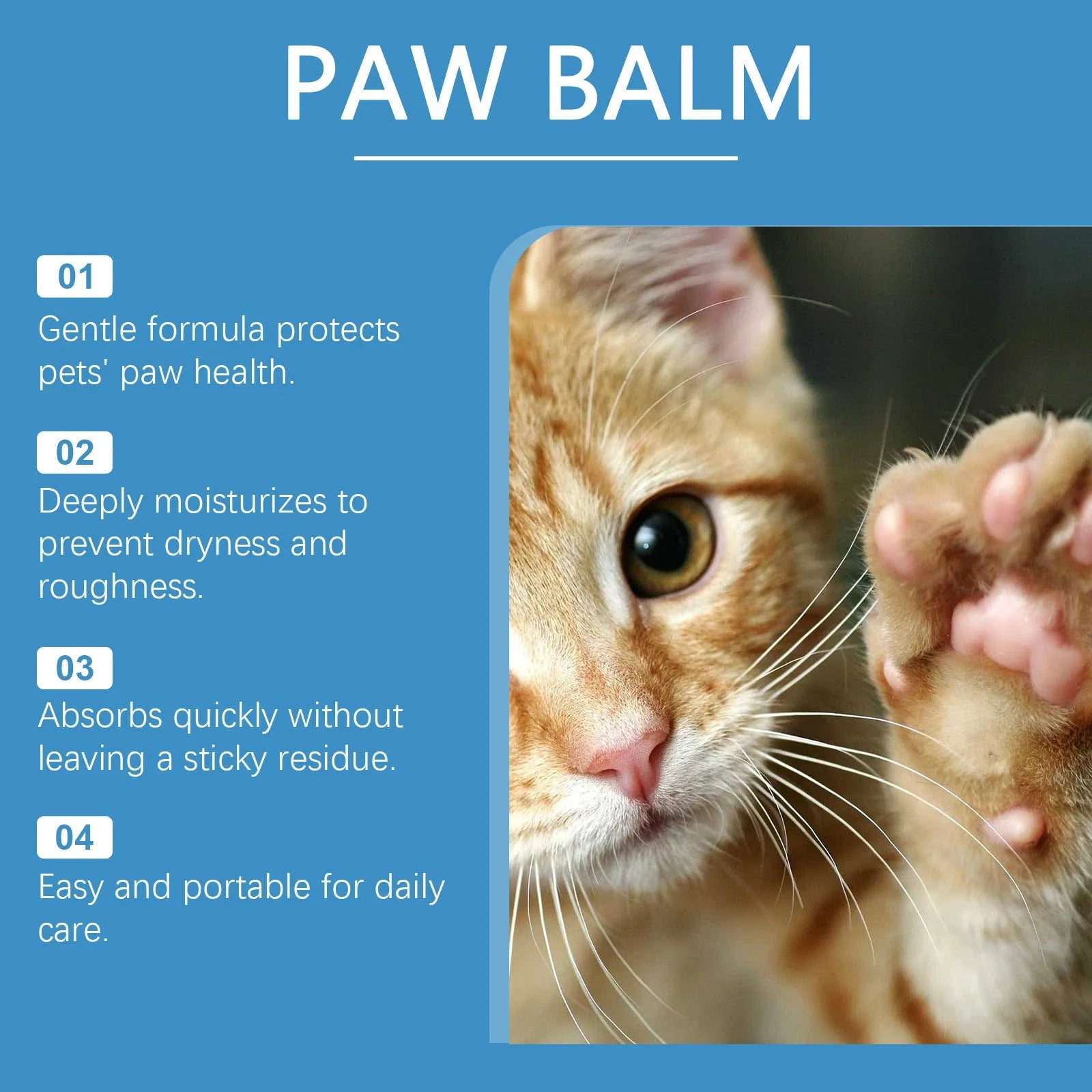 30g tube of pet foot care cream for dogs and cats with moisturising ingredients