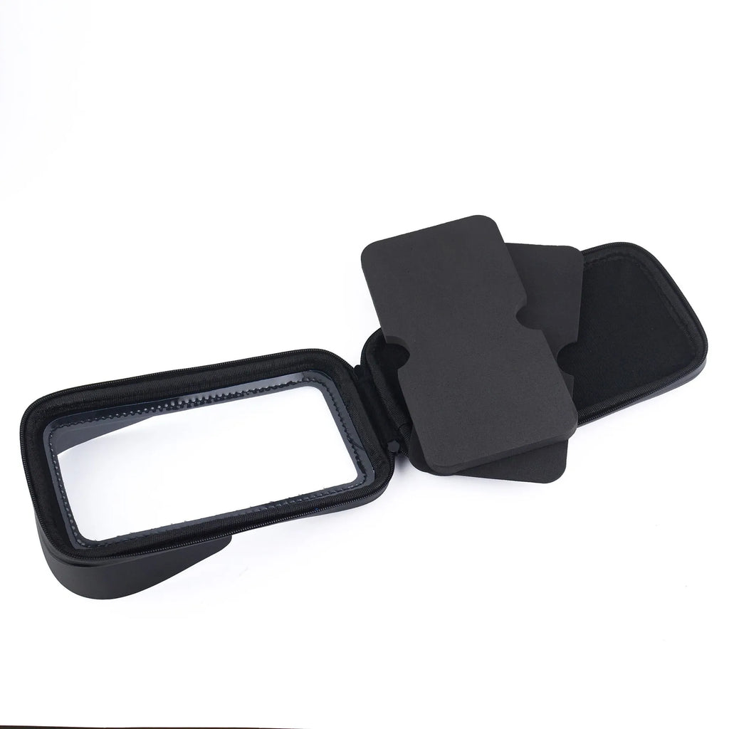 Waterproof bicycle phone bag with bracket mount for 6.5 inch mobile phones
