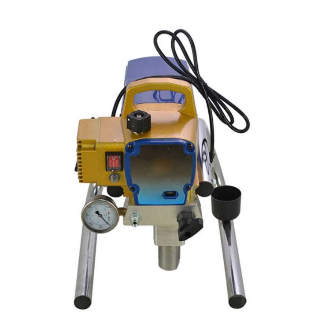 Blue 110V electric airless spraying machine with spray gun and accessories kit