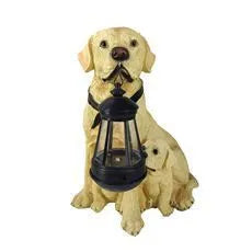 Solar garden lamp ornament resin craft outdoor decoration Daikin Wool colour