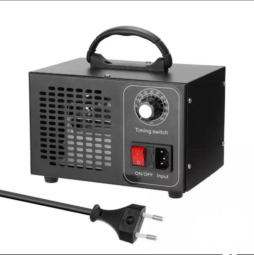 Black compact 220-110V ozone generator for sterilization disinfection and odor removal