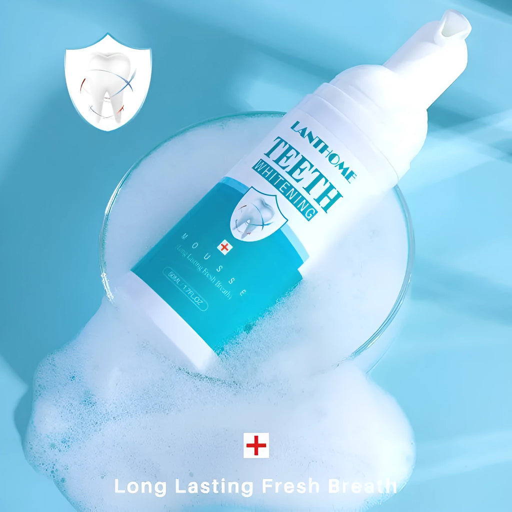 Teeth whitening mousse oral cleaning foam 50ml for adults