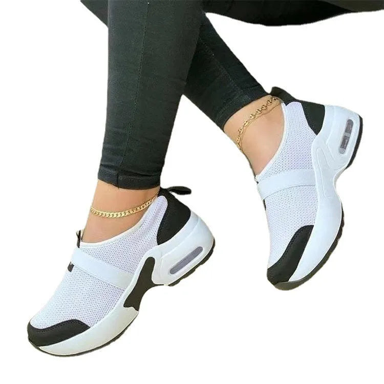 Women's lightweight mesh sneakers in multiple colours with rubber soles