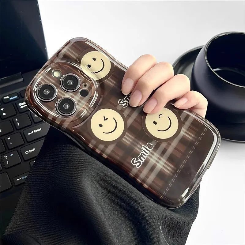 Brown leopard print silicone iPhone case with leather wristband, anti-fall, compatible with iPhone 11 to 15 Pro Max