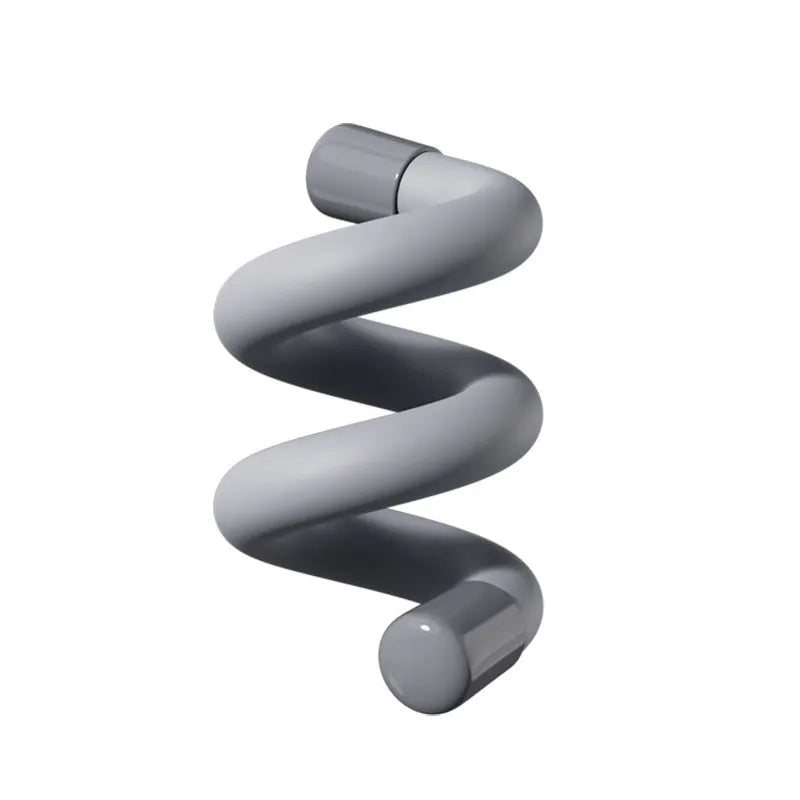 Silicone weight-bearing sports bracelet in black, showing foam and alloy construction for running and fitness training