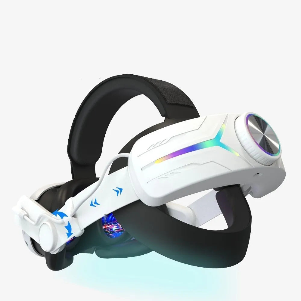 Ammonium Bicarbonate VR charging headset 8000 mAh in Elite Color, ABS handheld design on white background