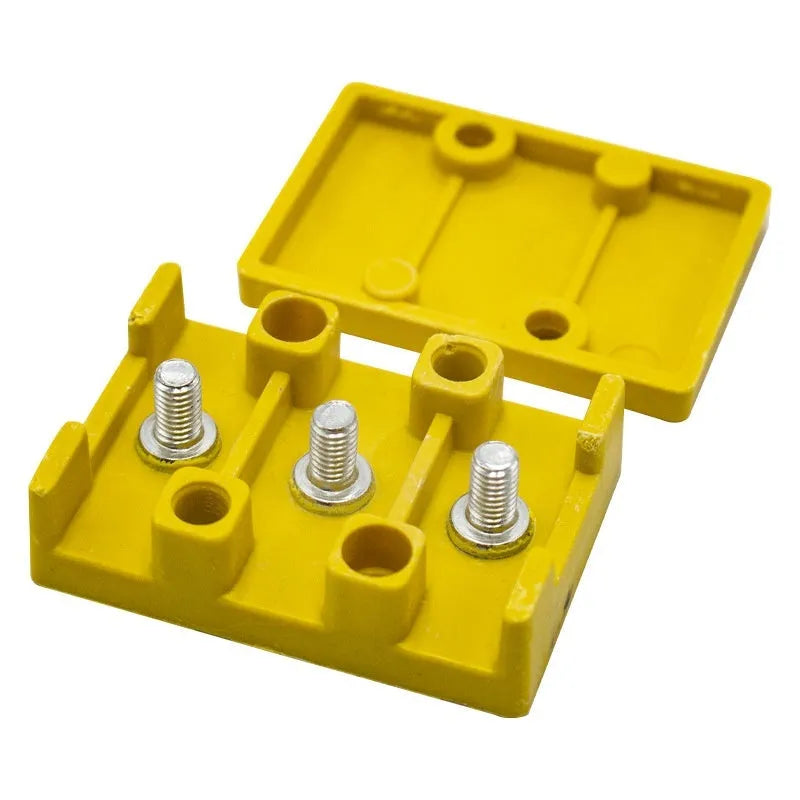 48V electric tricycle junction box terminal block with three columns in plastic bakelite