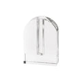 Transparent crystal vase from Solidification Series with simple modern style