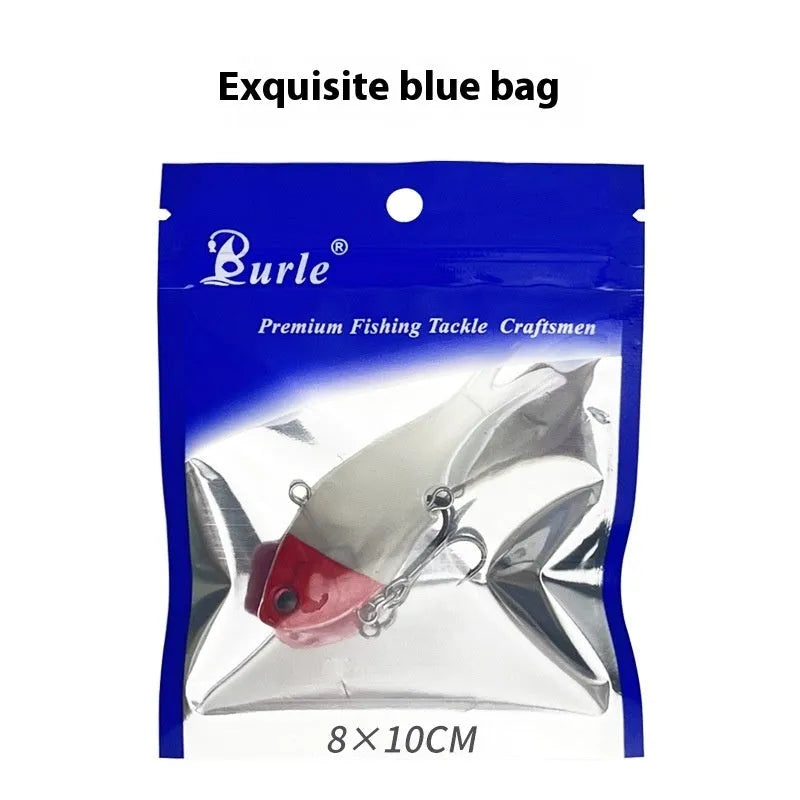 Multi-colour doc sequins lure fake bait fishing lure with treble hook in yellow and black finish