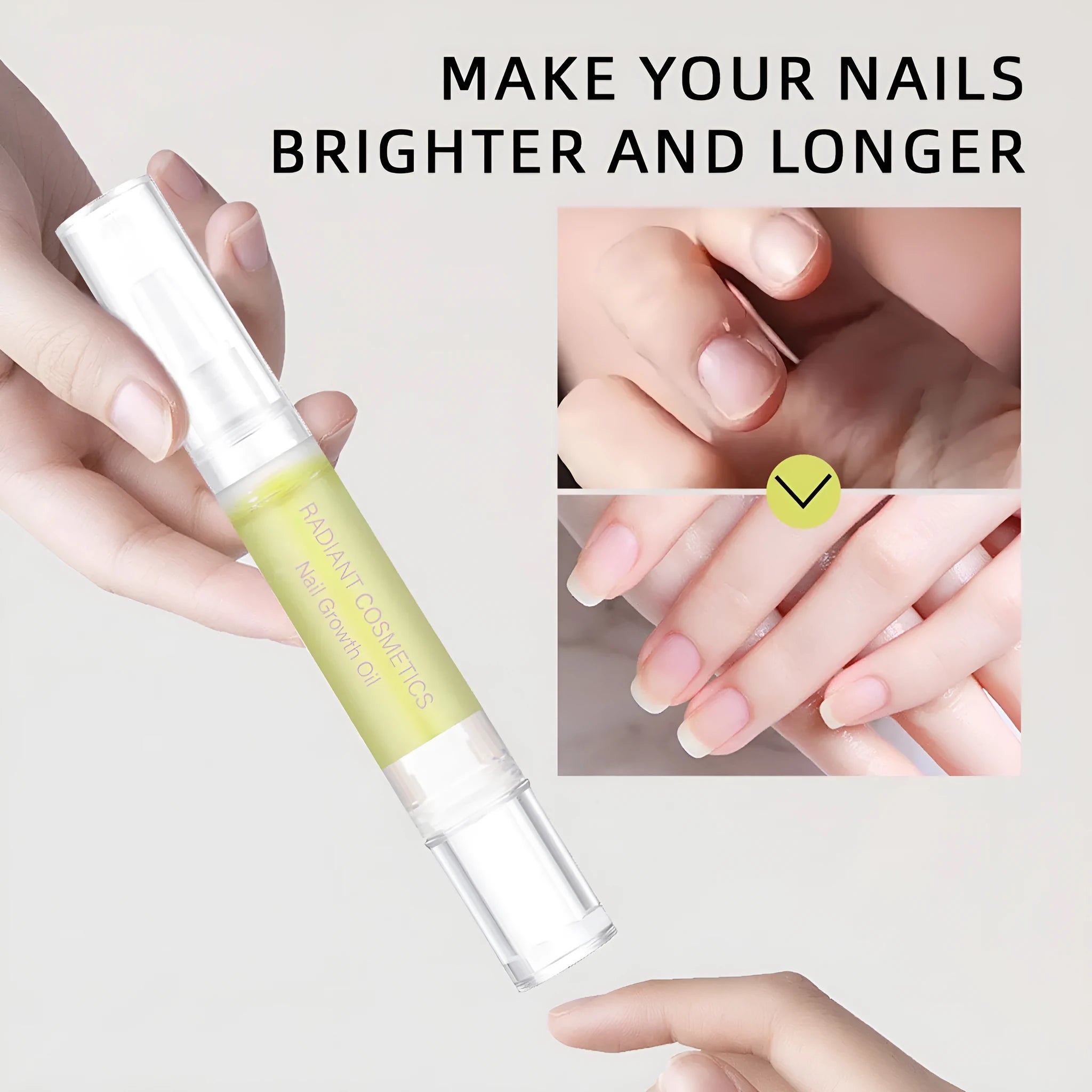 3ml bottle of wash-free nail growth treatment oil for export sales