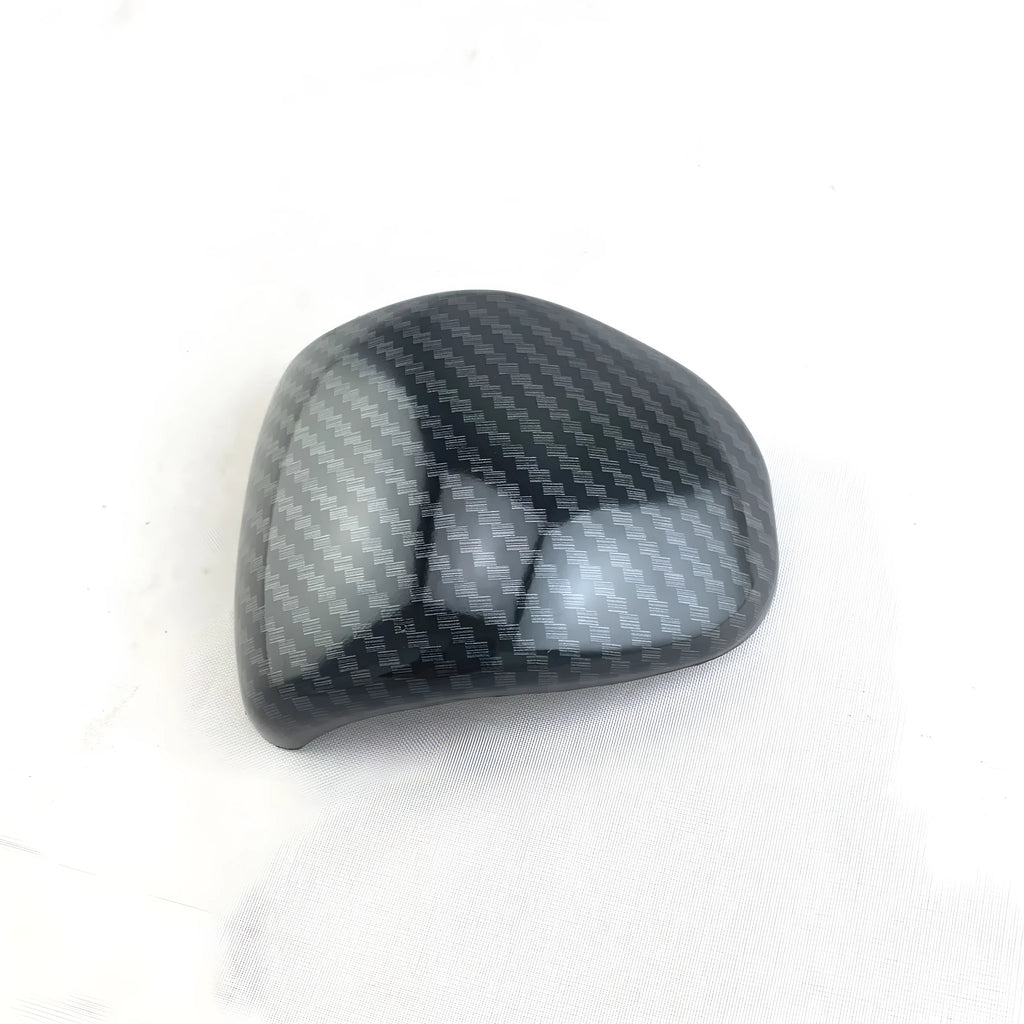 Smart RunK3 carbon fibre pattern gear shift cover sticker for car interior customisation