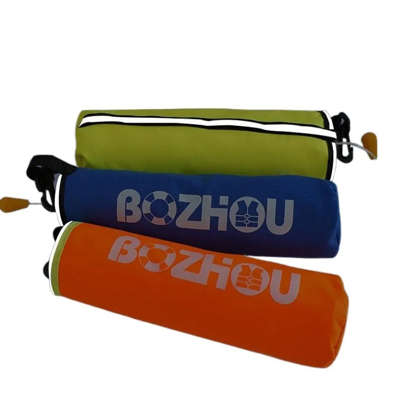 Automatic inflatable life jacket in blue, green or orange, 600D Oxford cloth, gas cylinder inflation, for fishing and car emergencies.