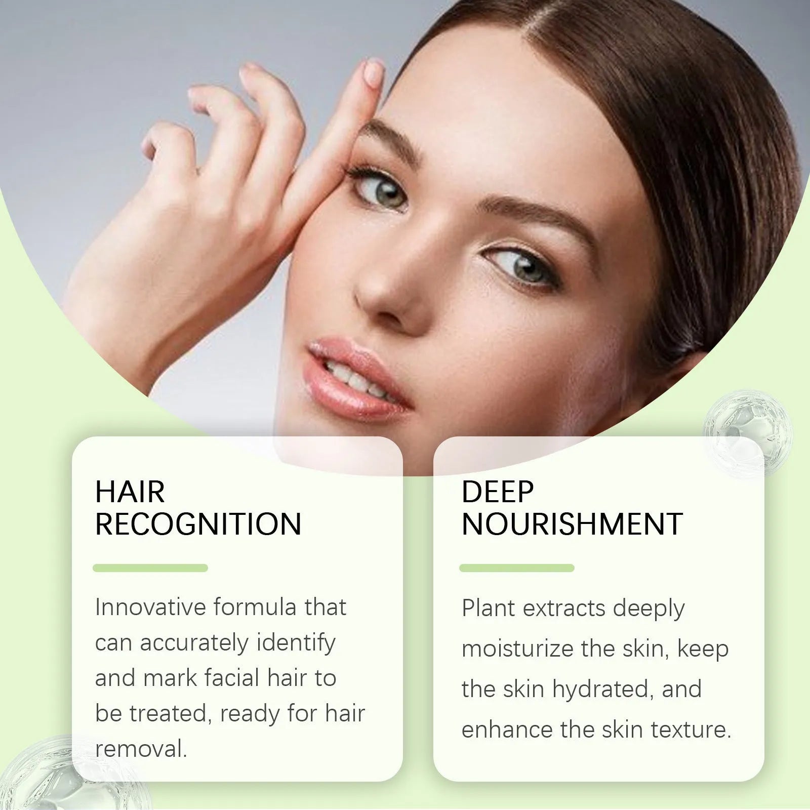 114ml bottle of Facial Hair Recognition Spray with botanical extracts for eyebrows.