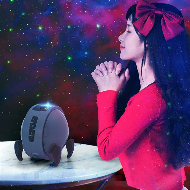 Dream Starry Sky Projector HD laser atmosphere light with aurora meteor Bluetooth remote control