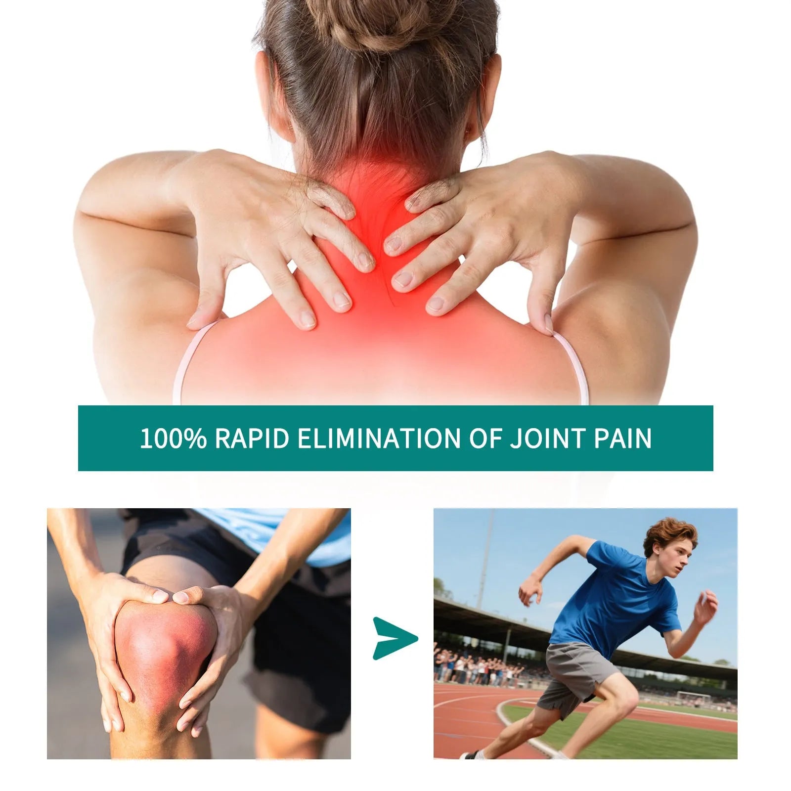30g tube of Joint Neck Cream, a moisturising cream for knee and joint relief.