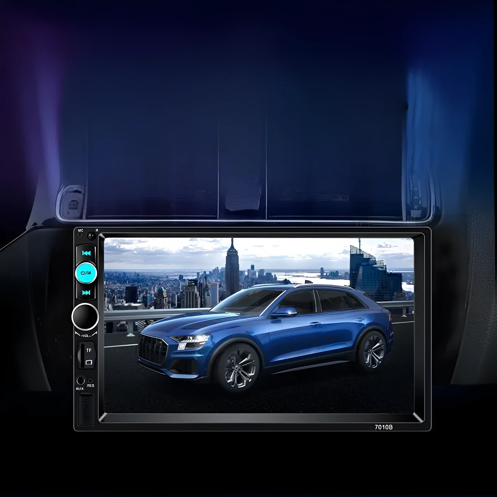 HD 7-inch Bluetooth car player for 7010 standard dashboard installation with LCD screen