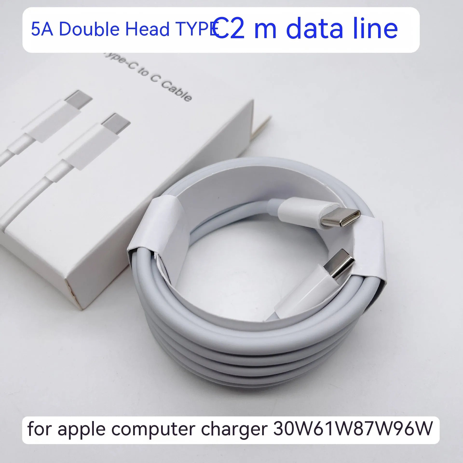 61W laptop power adapter charger with international plug options, 7cm by 7cm by 3cm dimensions