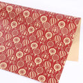 Thickened kraft wrapping paper sheet with Christmas reindeer design, 50x70cm, for gift wrapping